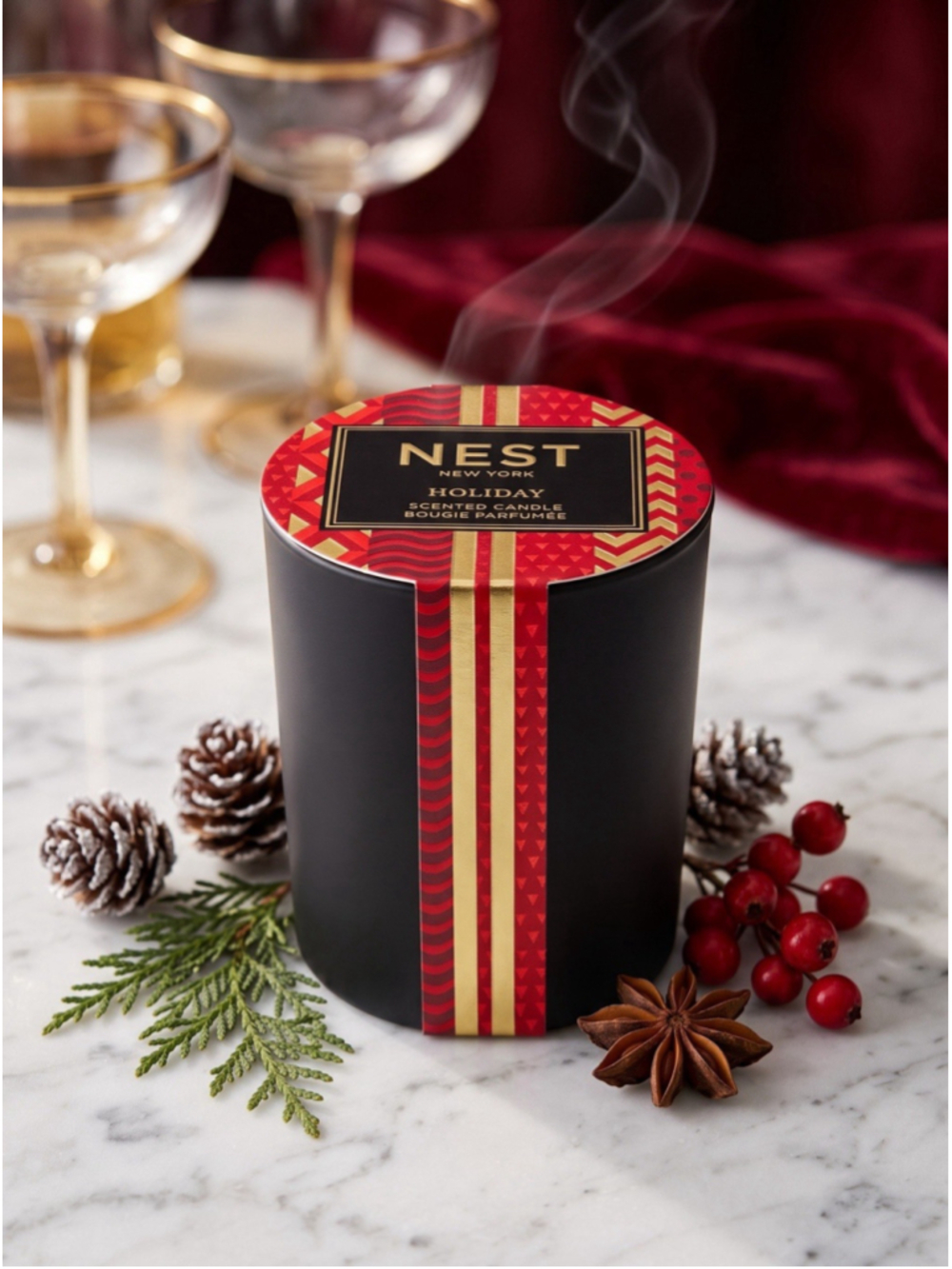 NEST New York Holiday Scented Candle 0.95 oz 27g New